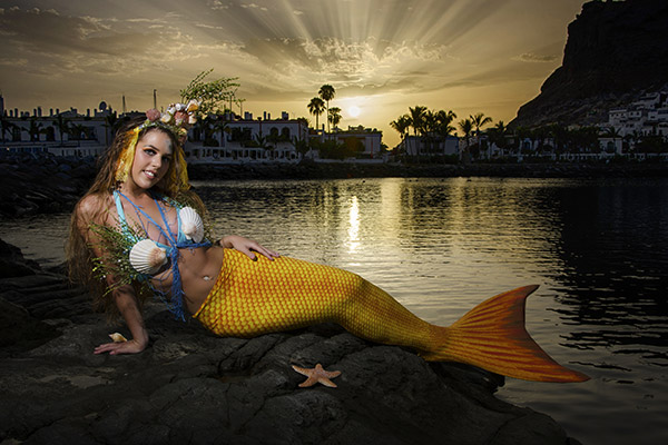 Lets take pictures - you in the mermaid outfit