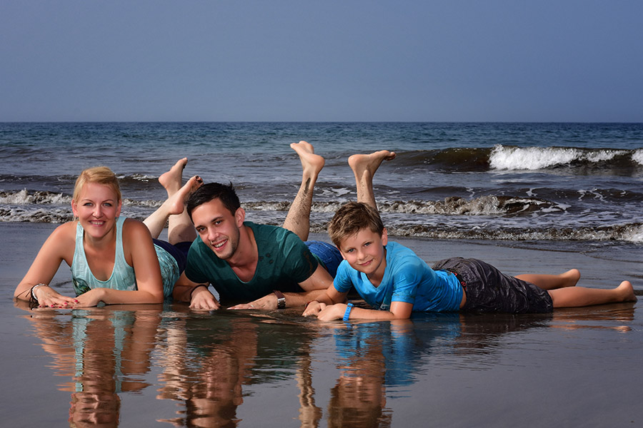 Foto eines Urlaubsshootings