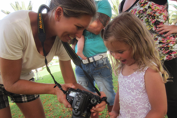 Angela fotografiert auf Gran Canaria